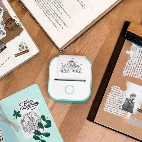 PixiPrint Mini Portable Bluetooth Inkless Printer