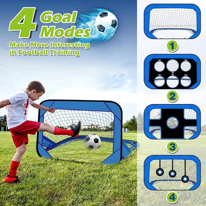 PlayMax Foldable Football Goal Portable Kids Soccer Net