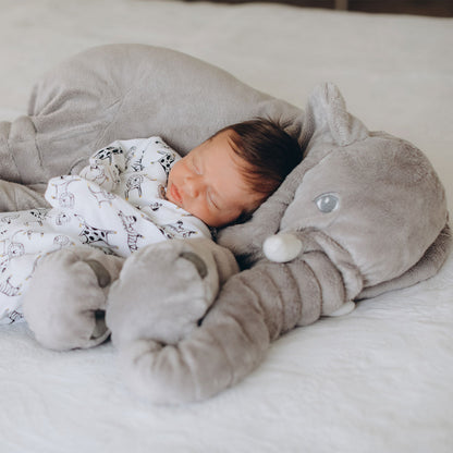 Plush Elephant Pillow Ultra Soft Cuddle Cushion for Babies and Kids