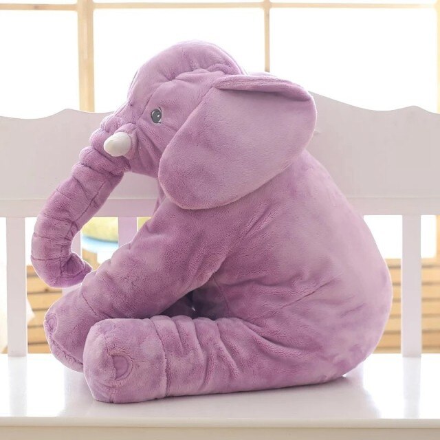 Plush Elephant Pillow Ultra Soft Cuddle Cushion for Babies and Kids