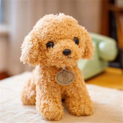 Plush Teddy Dog Soft Cuddly Toy for Kids and Dog Lovers