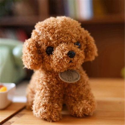 Plush Teddy Dog Soft Cuddly Toy for Kids and Dog Lovers