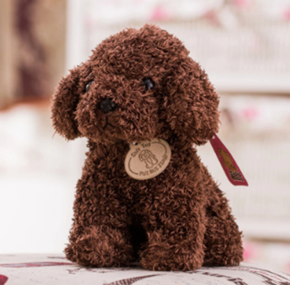 Plush Teddy Dog Soft Cuddly Toy for Kids and Dog Lovers