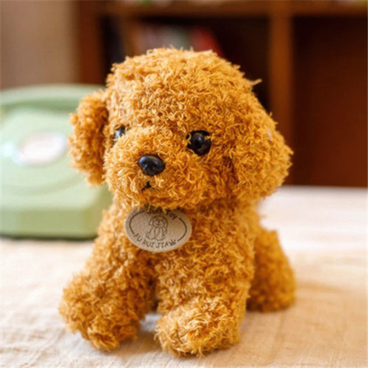 Plush Teddy Dog Soft Cuddly Toy for Kids and Dog Lovers