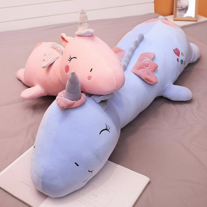 Plüsch-Einhorn, leuchtendes LED-Nachtlicht, weiches Stofftier