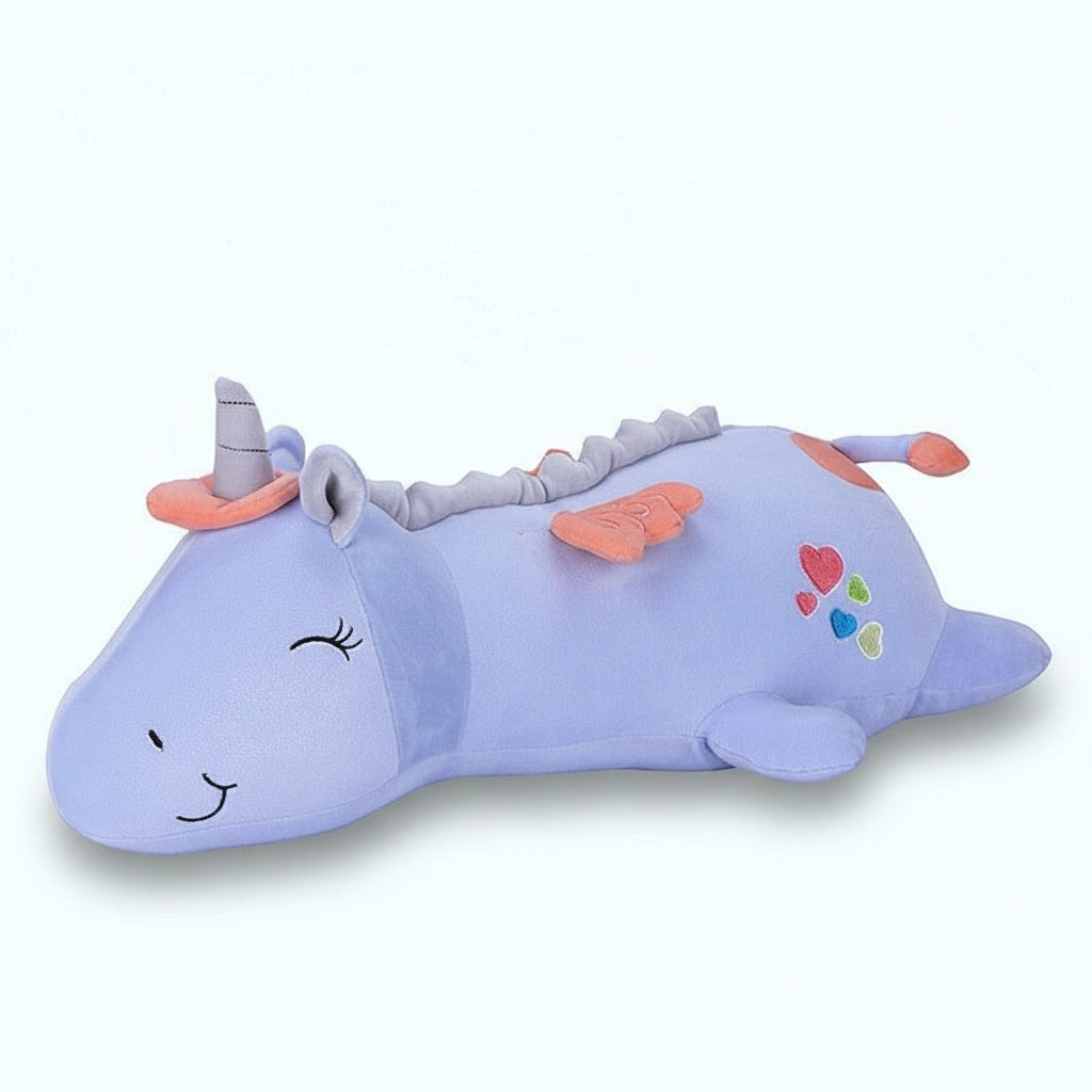 Plüsch-Einhorn, leuchtendes LED-Nachtlicht, weiches Stofftier