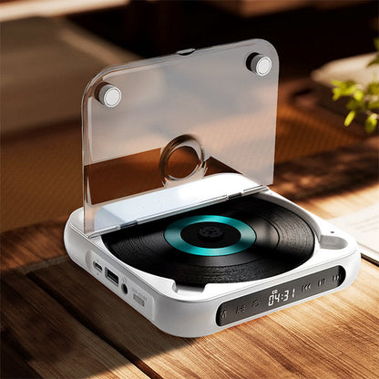 PortaTune Portable CD Player with Rechargeable Battery and AUX Input