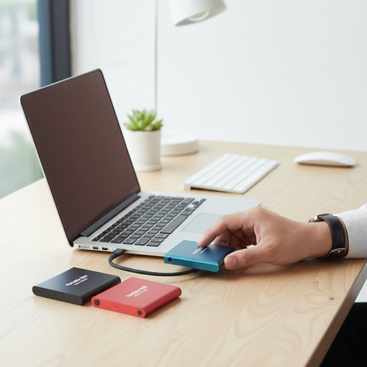SSD esterno portatile da 128GB con involucro in alluminio