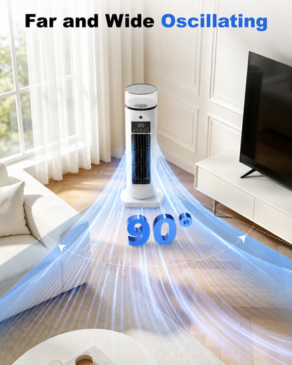 Portable 4-in-1 Room Cooler with Remote Control and Timer