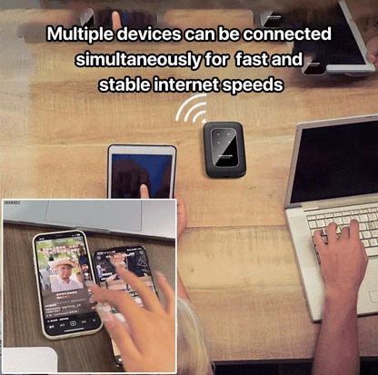 Portable 5G Wi-Fi Router with High Speed Mobile Hotspot and Multi Device Support