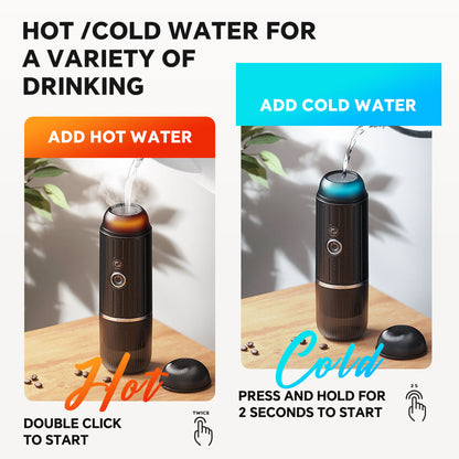 Portable Electric Espresso Maker with Self Heating and USB C Charging