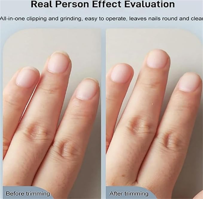 Portable Electric Nail Clipper with Light and Nail Collector