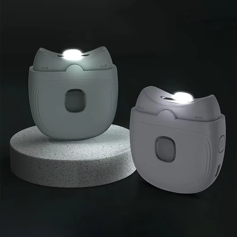 Portable Electric Nail Clipper with Light and Nail Collector