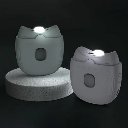 Portable Electric Nail Clipper with Light and Nail Collector