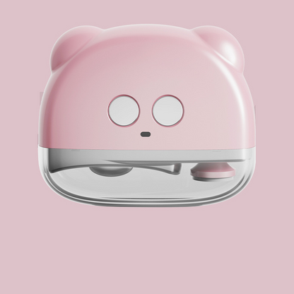 Portable Electric Nail Clipper with Light and Nail Collector