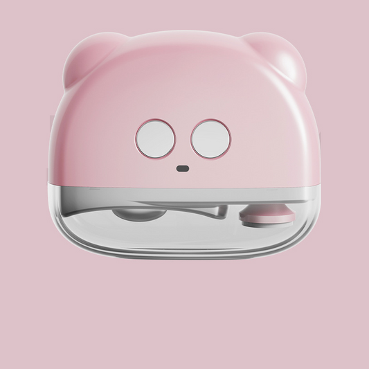 Portable Electric Nail Clipper with Light and Nail Collector