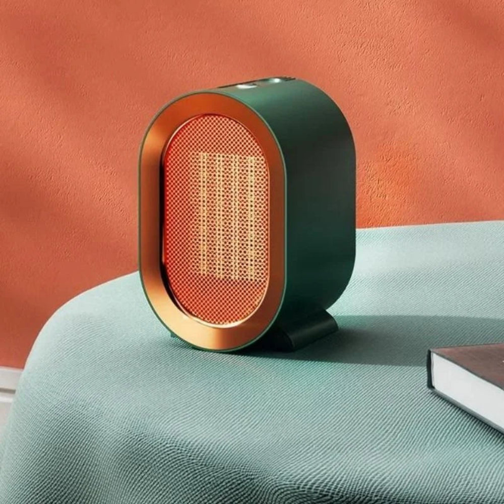 Draagbare elektrische kachel, instelbare thermostaat, mini-kamerverwarmer
