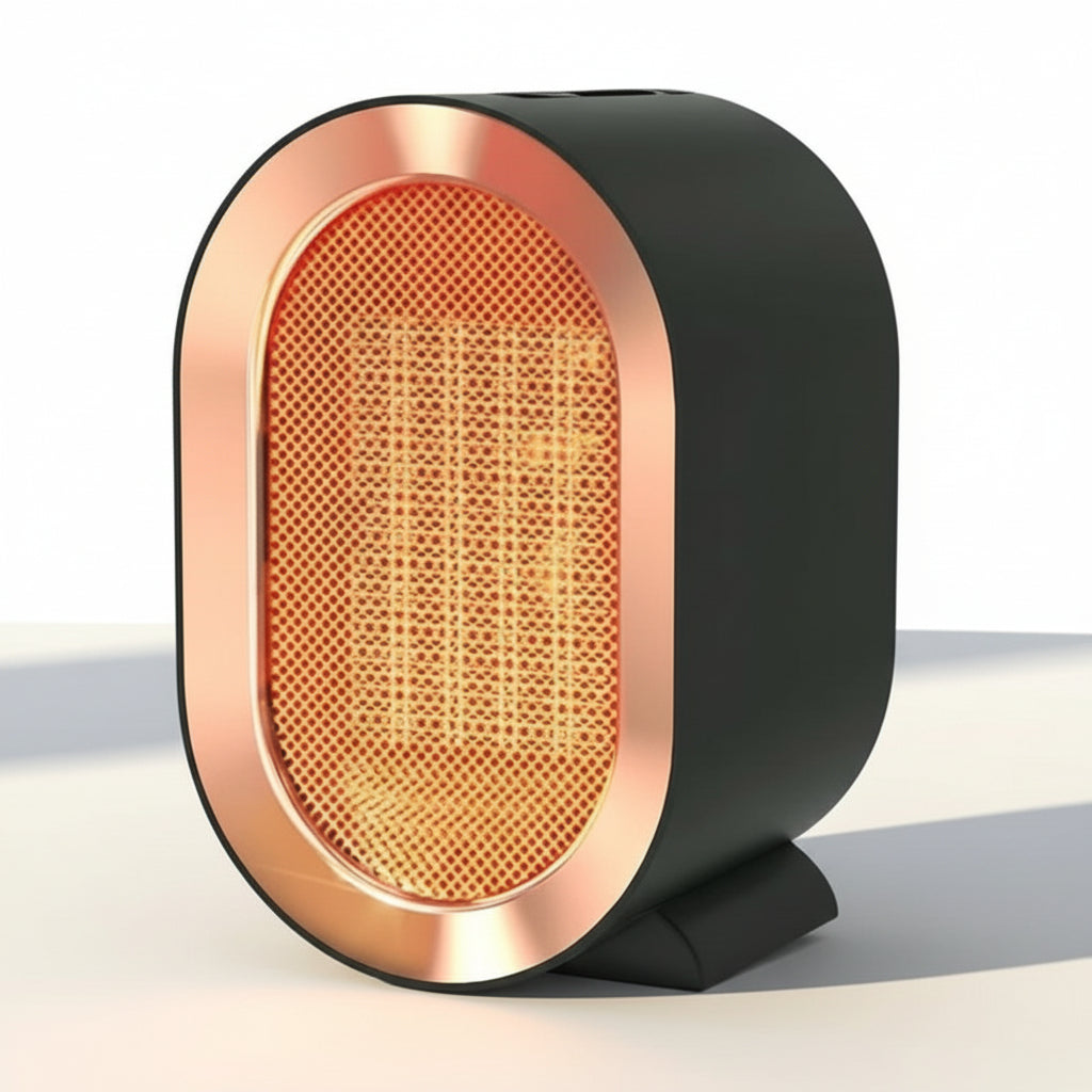 Draagbare elektrische kachel, instelbare thermostaat, mini-kamerverwarmer