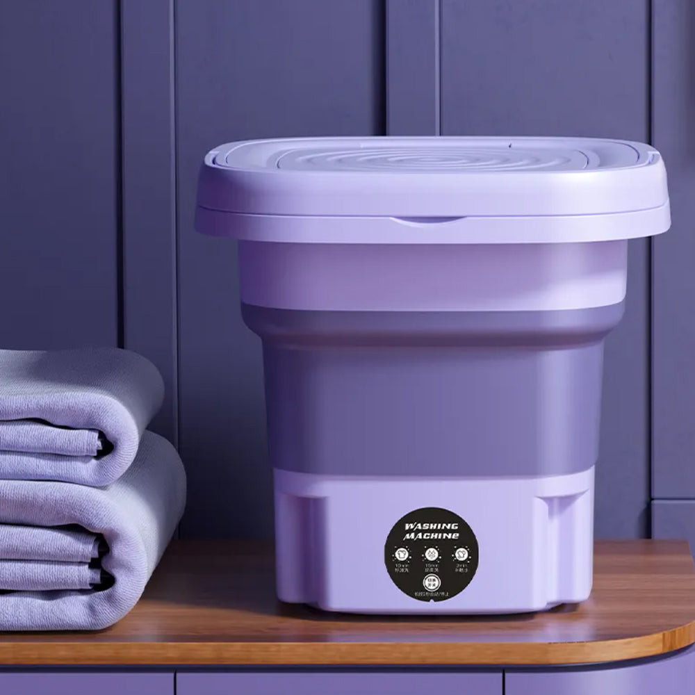 Portable Foldable Washing Machine with Spin Drying Function – 9 L