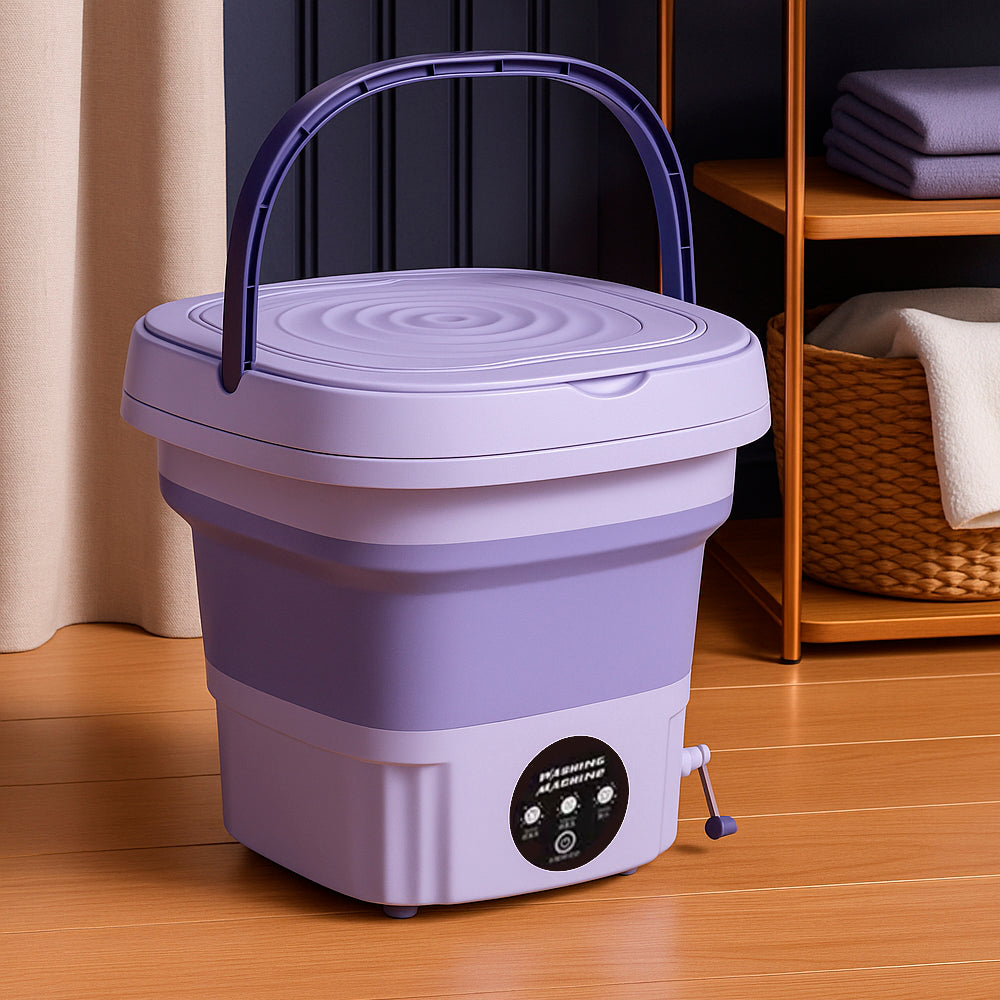 Portable Foldable Washing Machine with Spin Drying Function – 9 L