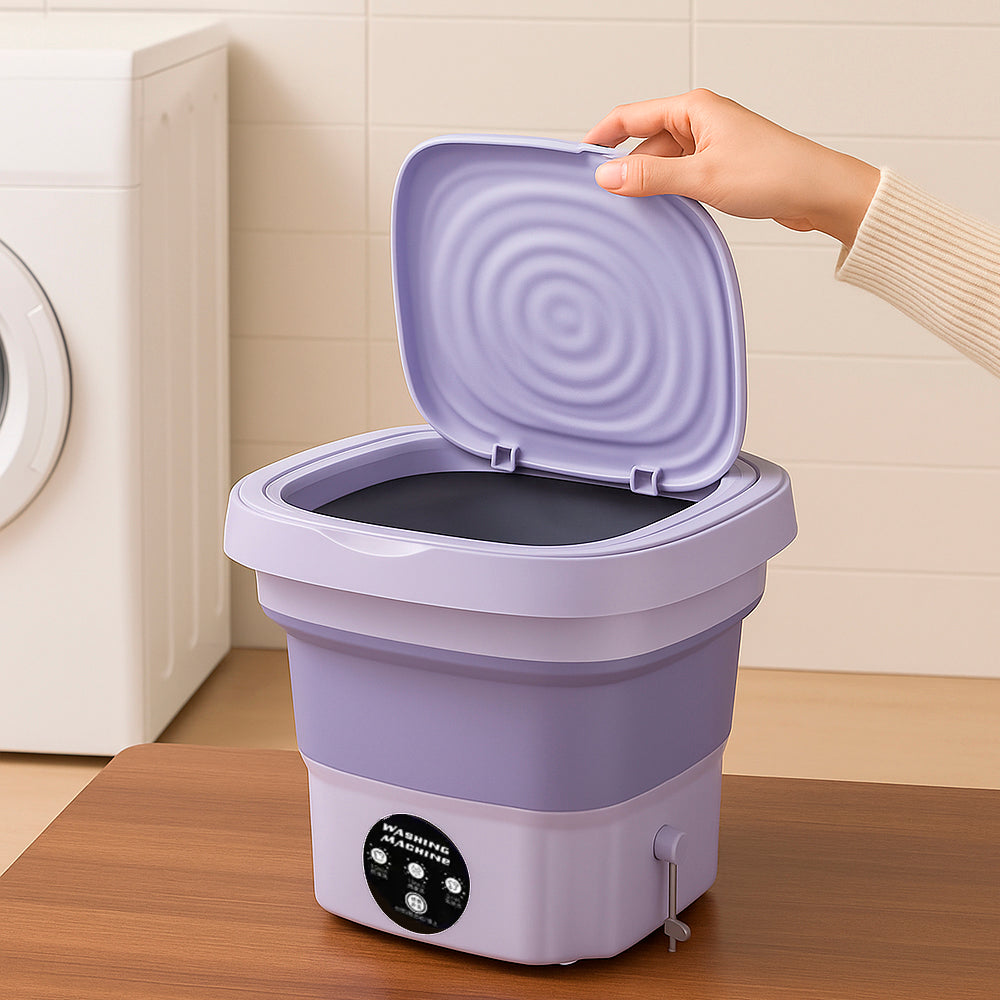 Portable Foldable Washing Machine with Spin Drying Function – 9 L
