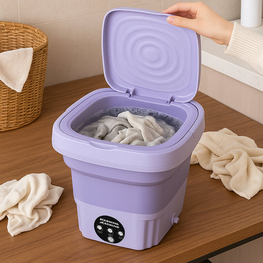 Portable Foldable Washing Machine with Spin Drying Function – 9 L