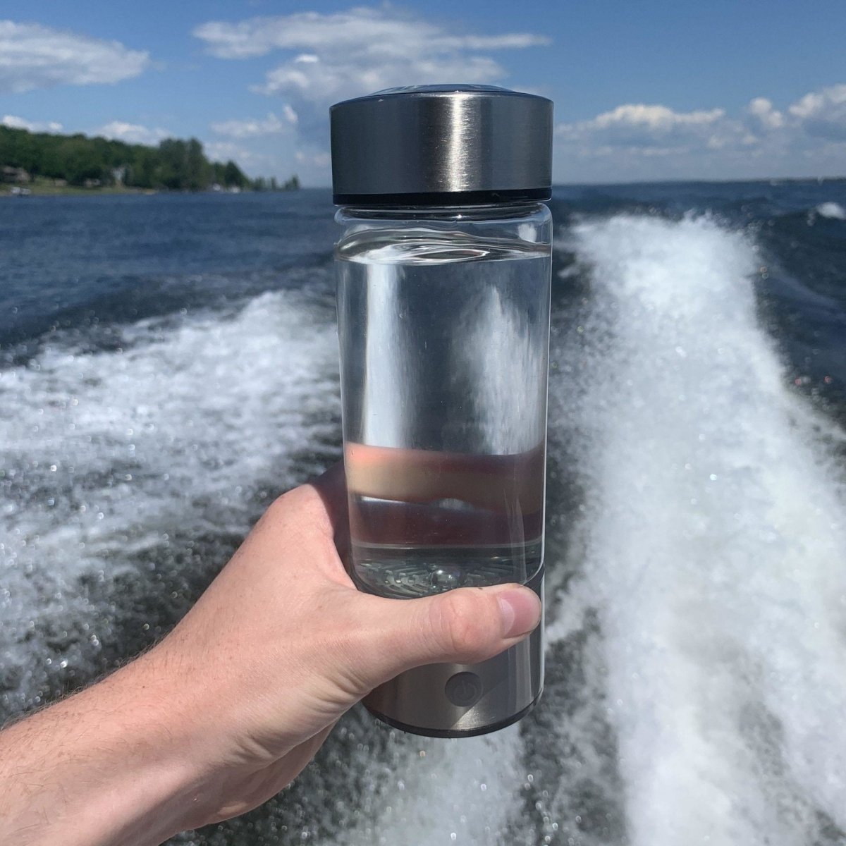 Portable Hydrogen Water Bottle with Rechargeable Ionizer