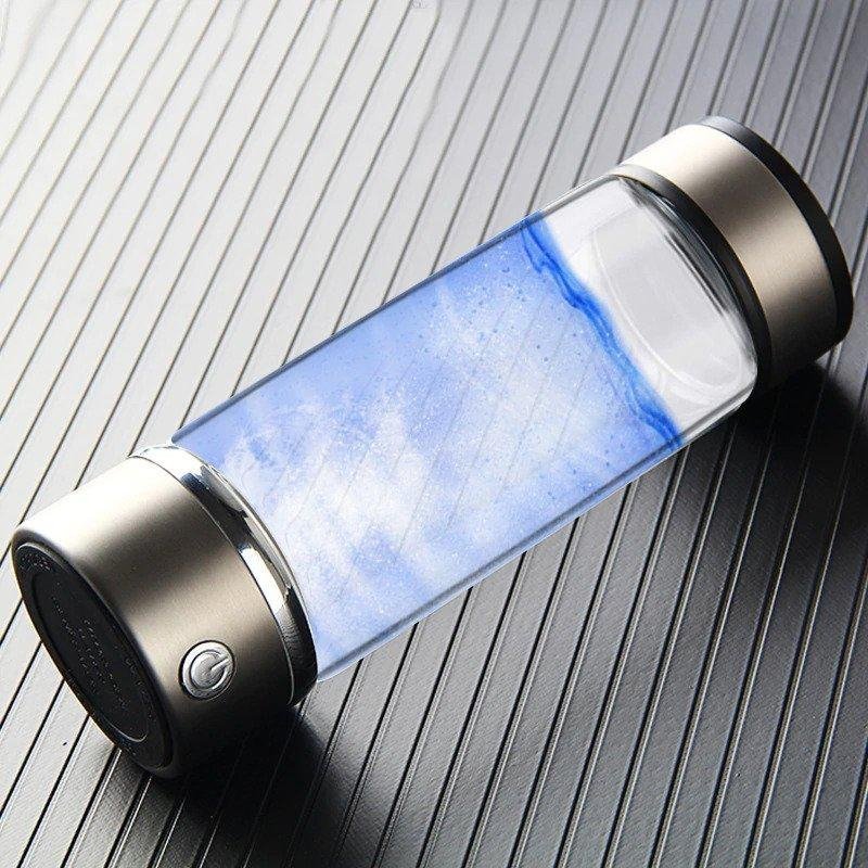 Portable Hydrogen Water Bottle with Rechargeable Ionizer