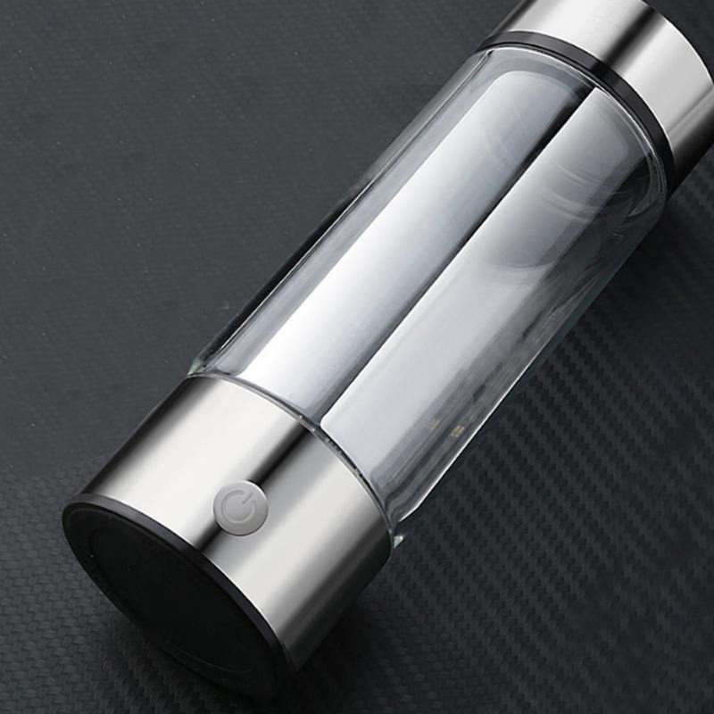 Portable Hydrogen Water Bottle with Rechargeable Ionizer