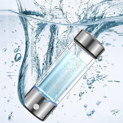 Portable Hydrogen Water Bottle with Rechargeable Ionizer
