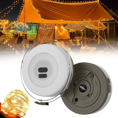 Portable LED Camping String Light USB Rechargeable Waterproof 10m Fairy Lights