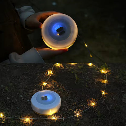 Portable LED Camping String Light USB Rechargeable Waterproof 10m Fairy Lights
