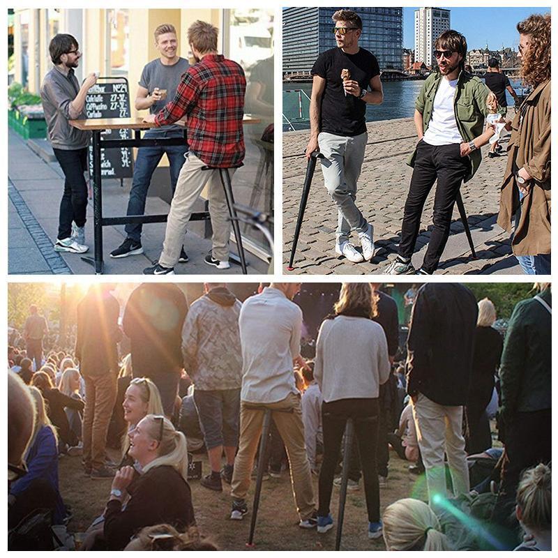Portable Mini Folding Chair with Lightweight ABS Design for Travel