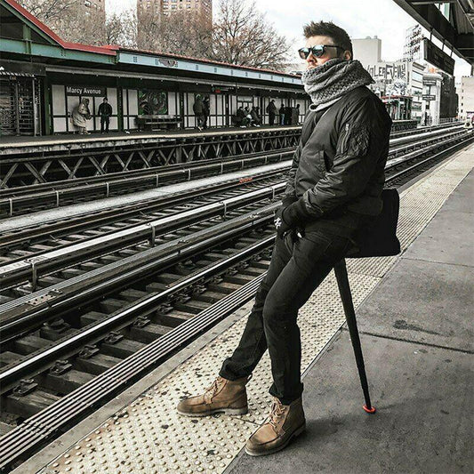 Portable Mini Folding Chair with Lightweight ABS Design for Travel