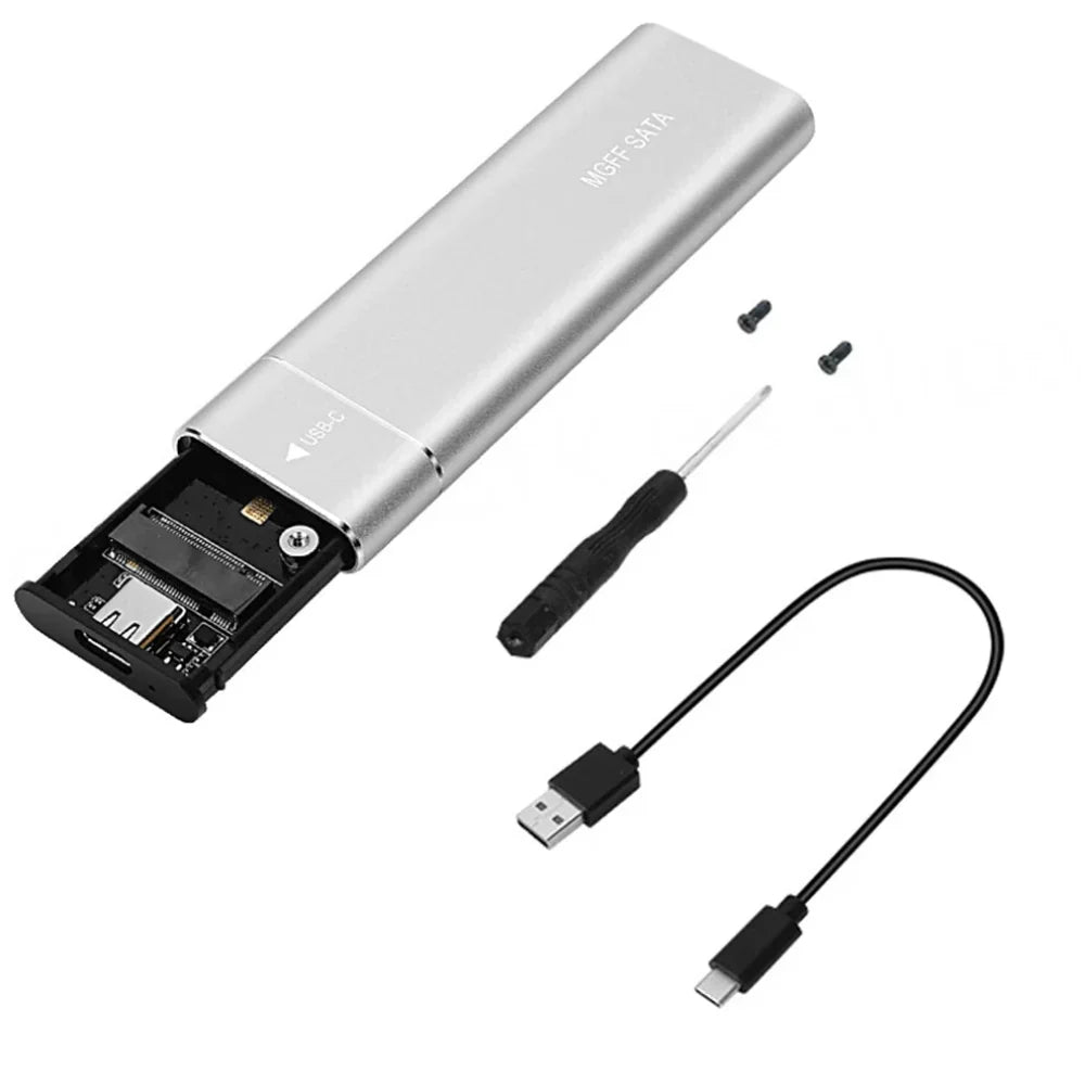 Portable NVMe SSD Enclosure USB 3.0 External Drive Case