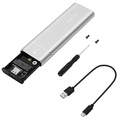 Portable NVMe SSD Enclosure USB 3.0 External Drive Case