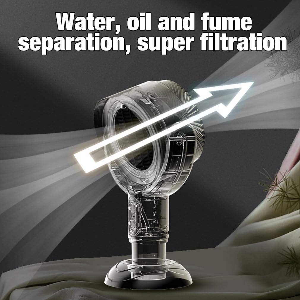Portable Range Hood Rechargeable Kitchen Air Cleaner Compact Smoke Extractor