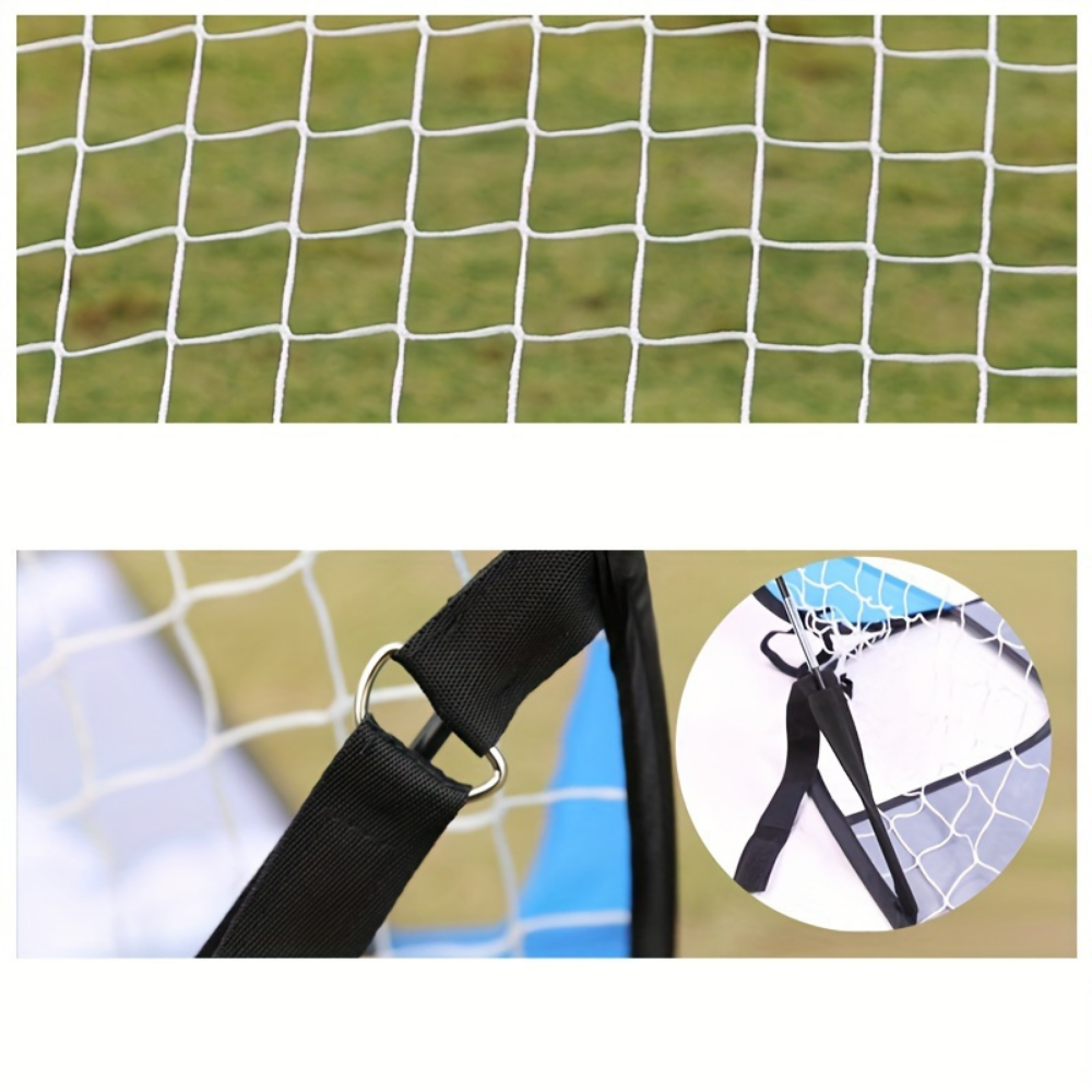 Portable Soccer Goal with Target Net for Folding Practice
