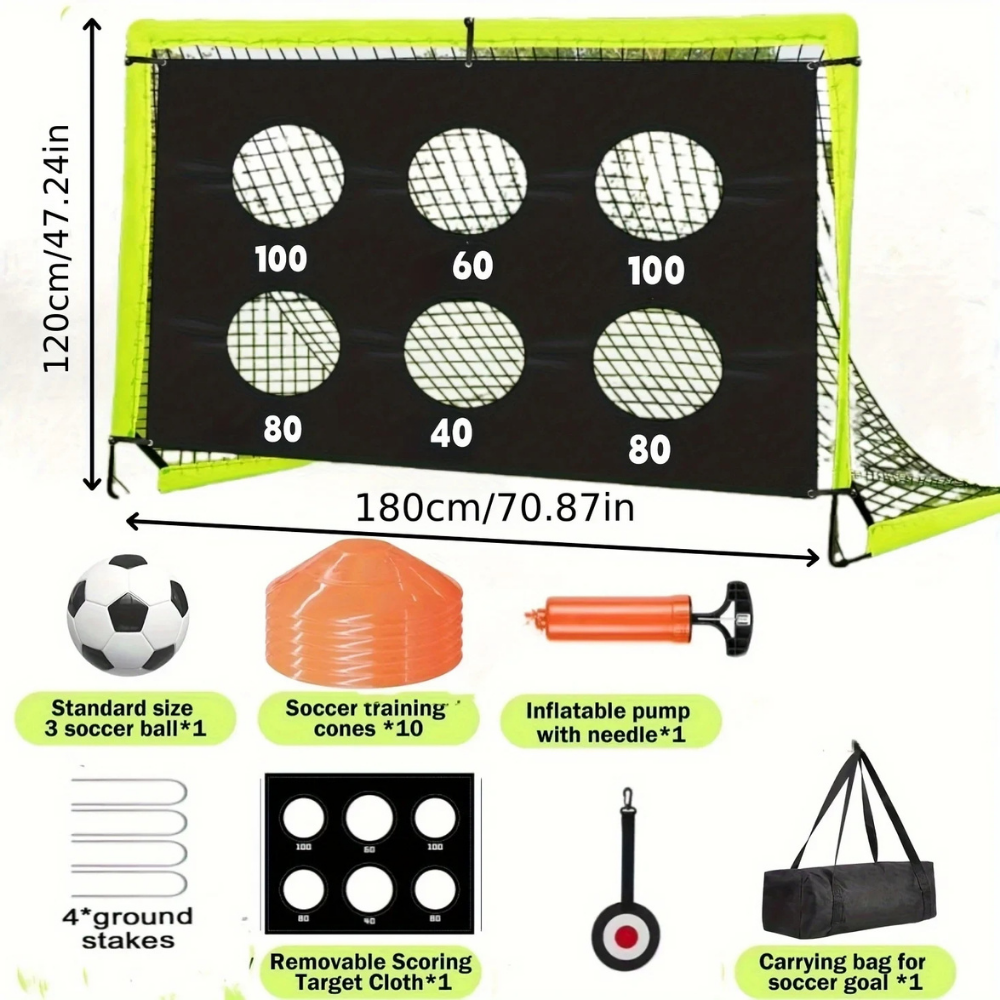 Cible de football portable pour l’entraînement au tir