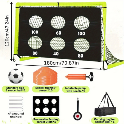Cible de football portable pour l’entraînement au tir