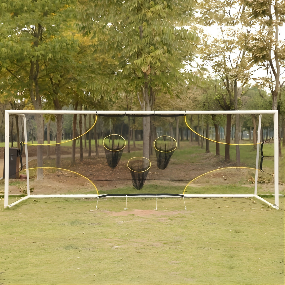 Filet cible de football portable pour l’entraînement à la précision des tirs