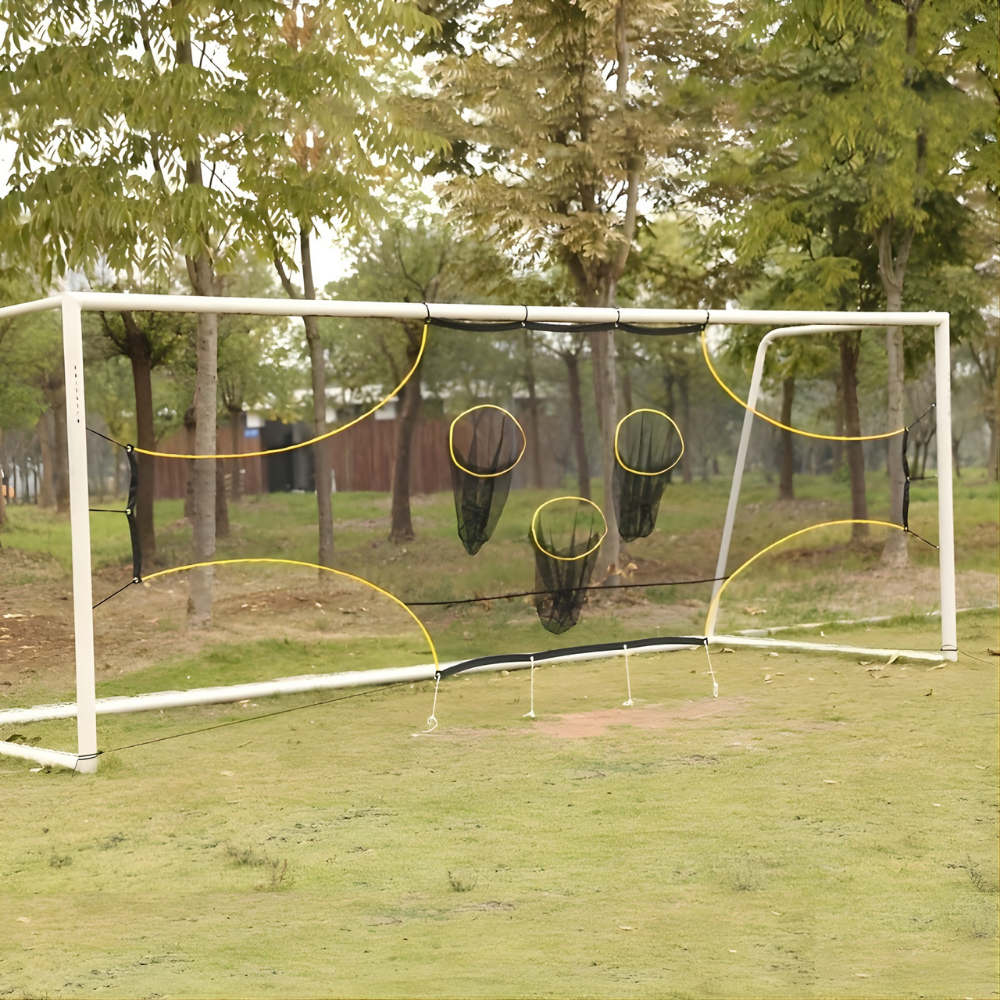Filet cible de football portable pour l’entraînement à la précision des tirs