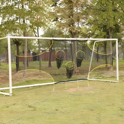 Filet cible de football portable pour l’entraînement à la précision des tirs