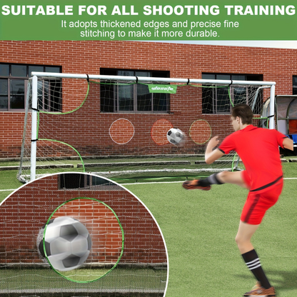Filet d’entraînement de football portable pour la pratique des tirs et la précision