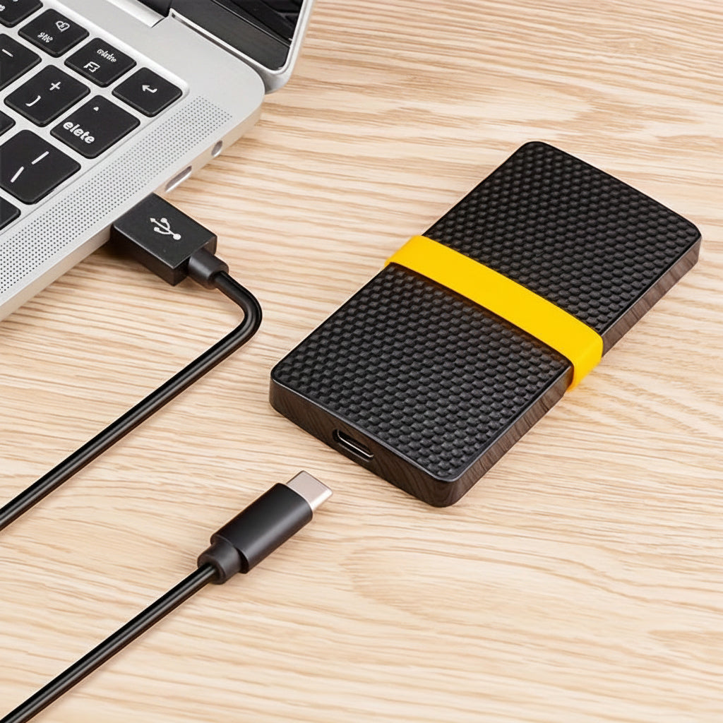 Unità SSD esterna USB C portatile per tablet e backup dei file