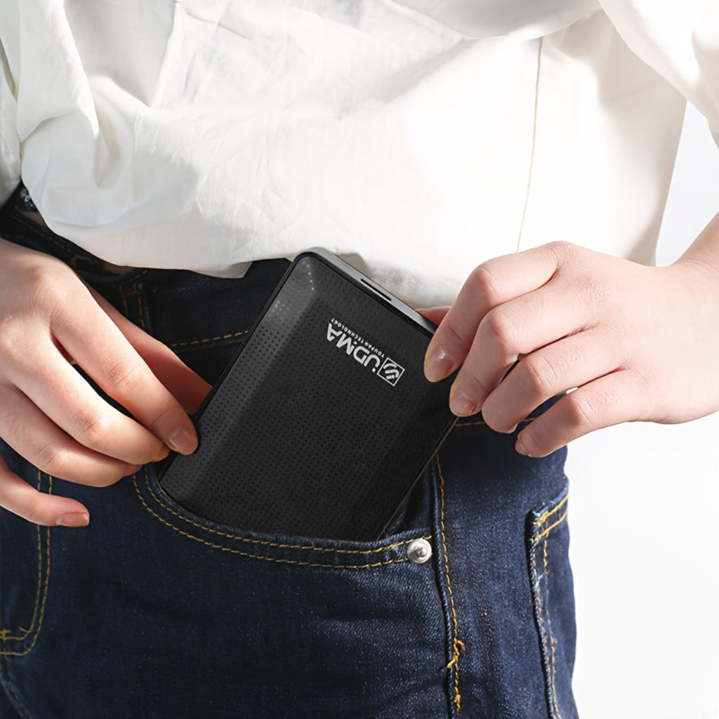 Tragbares USB-SSD-Speicherlaufwerk zur Datensicherung für PC und Laptop