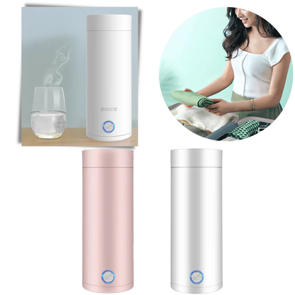 Portable Water Boiler 400ml Compact Travel Kettle with Temperature Control