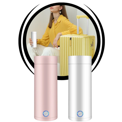 Portable Water Boiler 400ml Compact Travel Kettle with Temperature Control