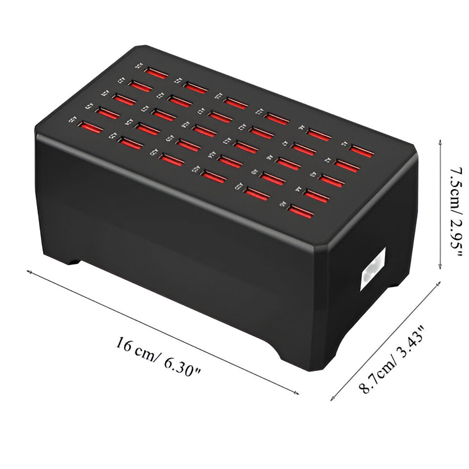 PowerPort Pro 30 Port Multi USB Charging Station with High Power Output