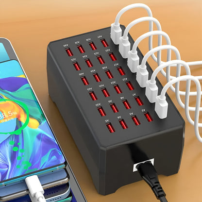 PowerPort Pro 30 Port Multi USB Charging Station with High Power Output
